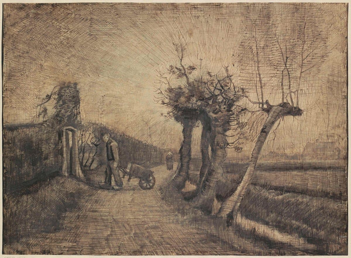 Road behind the Parsonage Garden in Nuenen