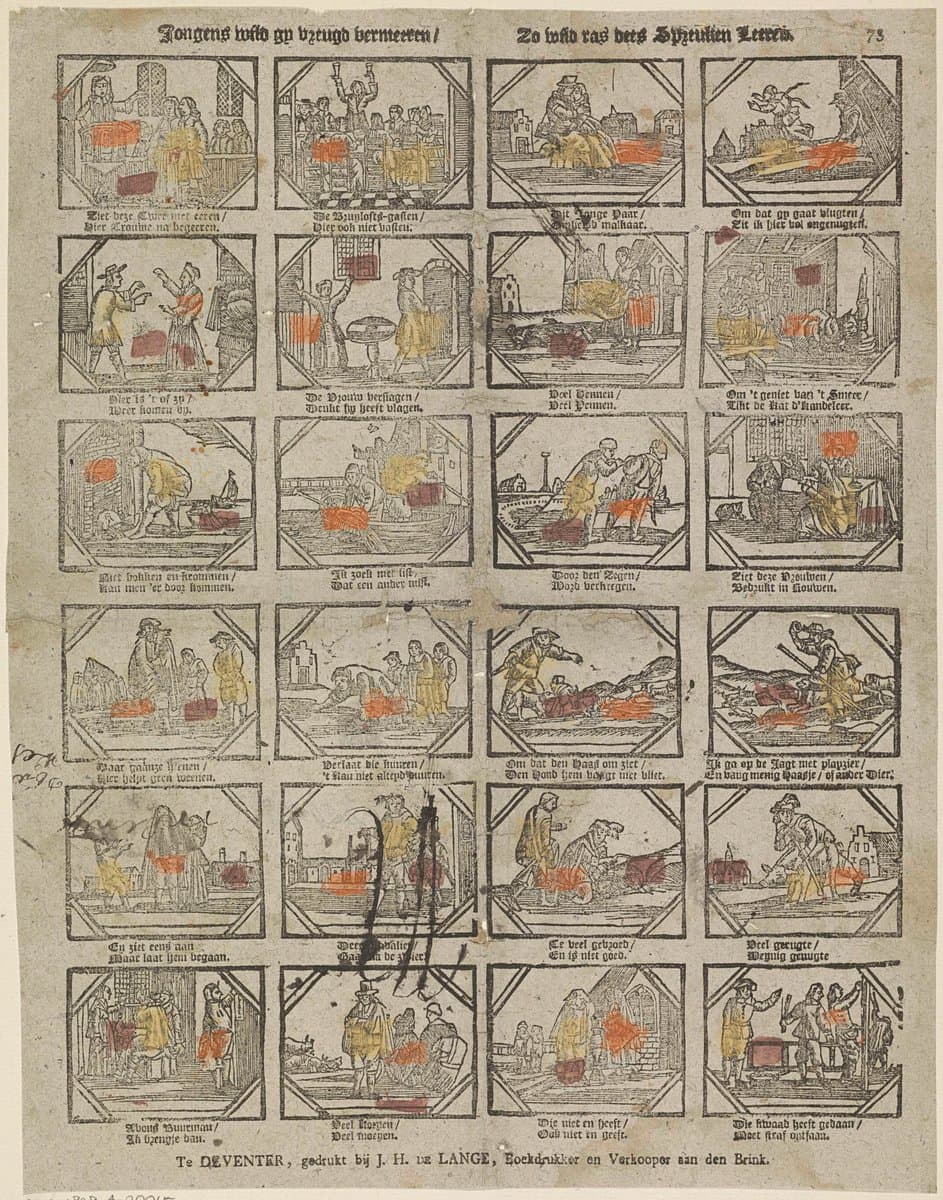 Jongens wild gy vreugd vermeeren / Zo wild ras dees spreuken leeren